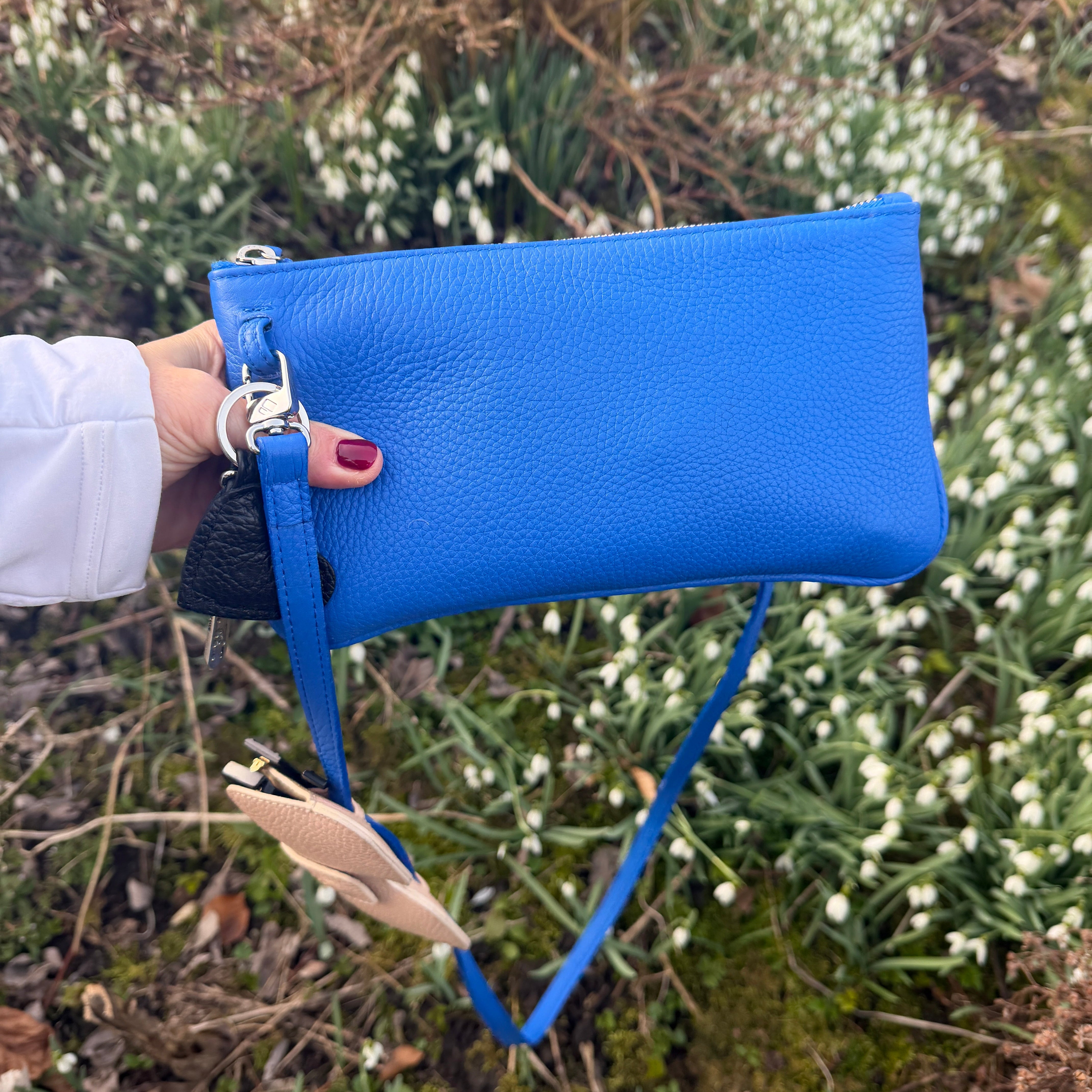 blaue kleine tasche, blaue Handytasche