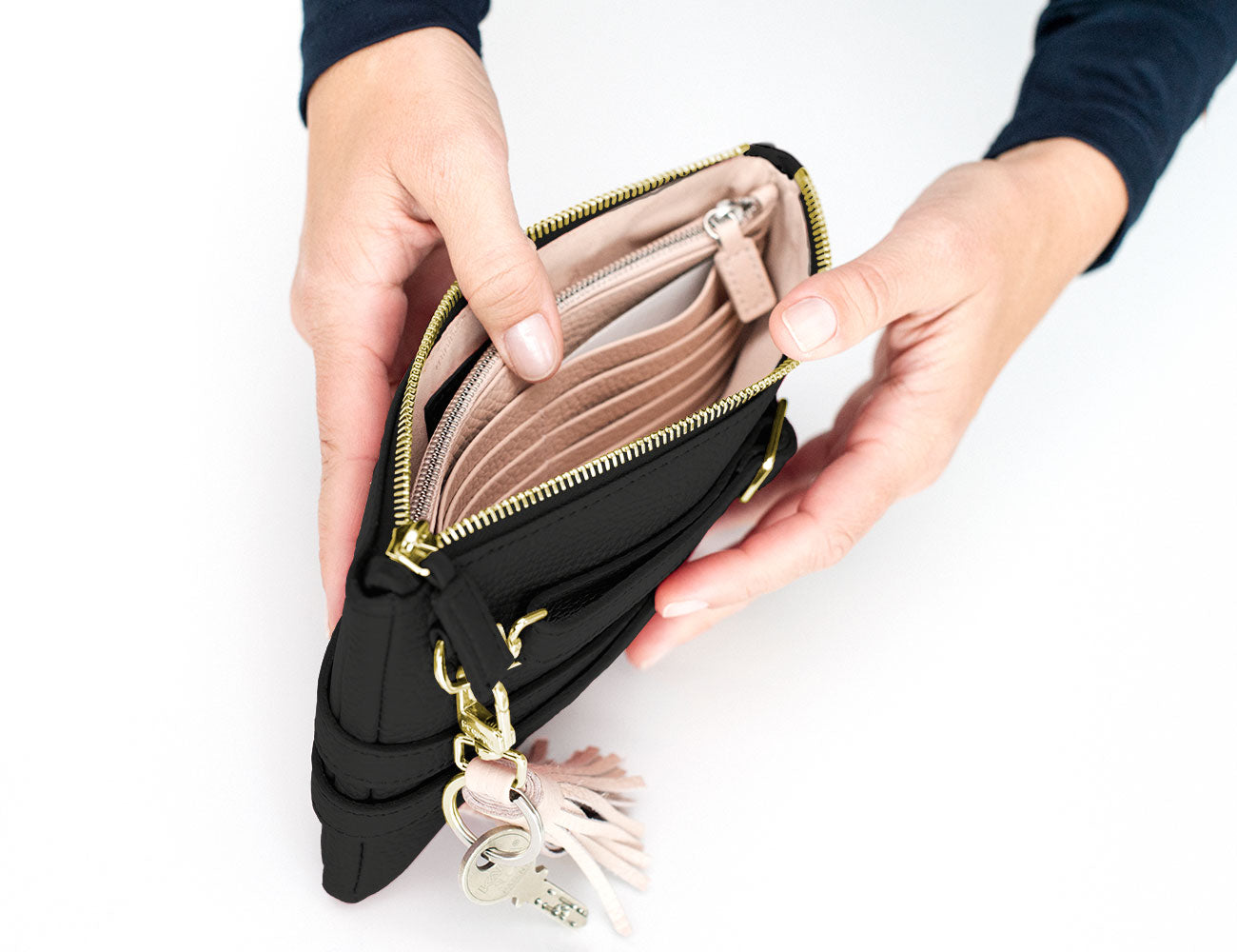 minibag schwarz GOLD & Wallet