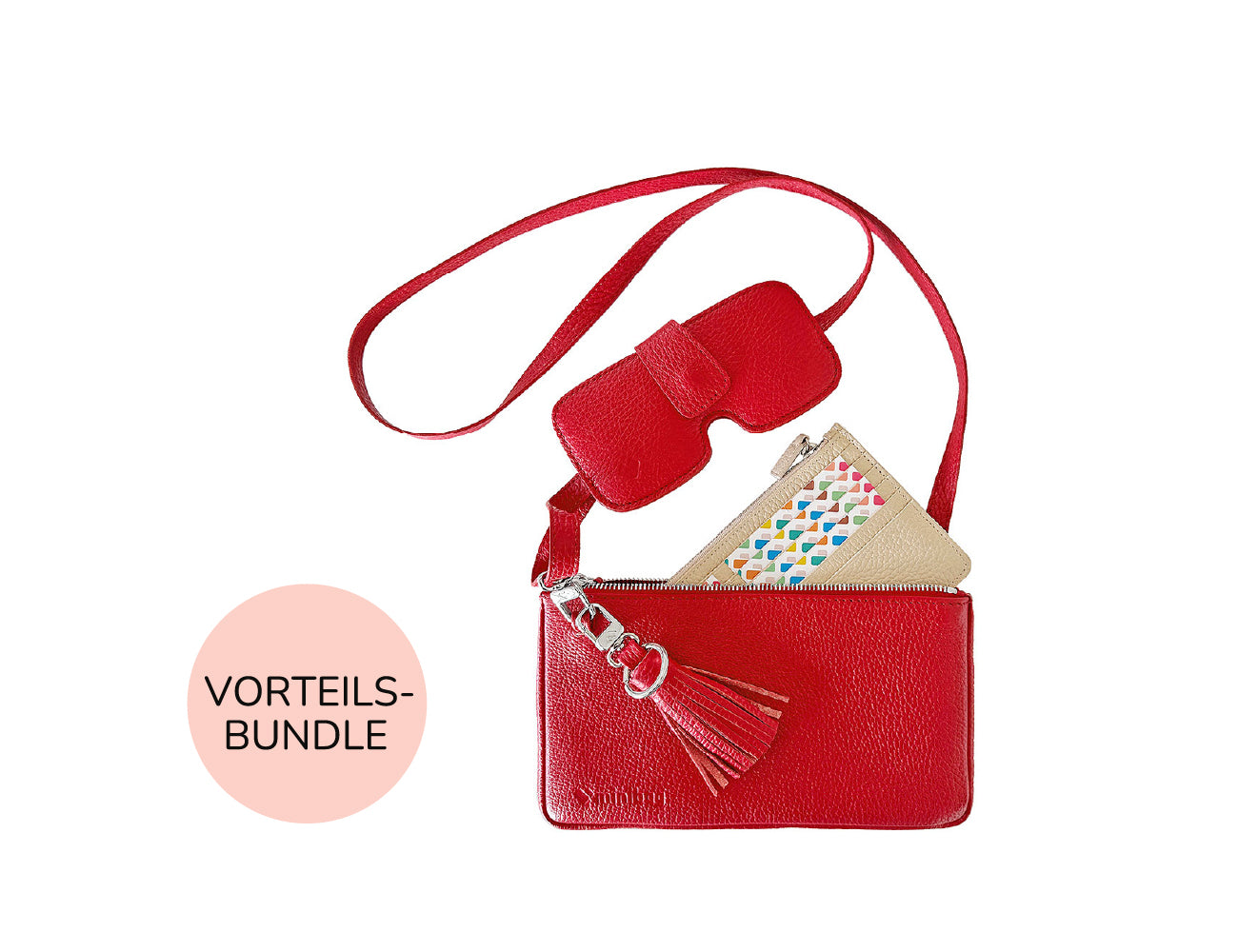 minibag rot Fullbundle + gratis Schlüsselanhänger